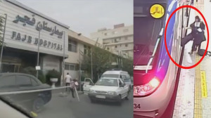 آرمیتا گراوند  جلوی بیمارستان...
