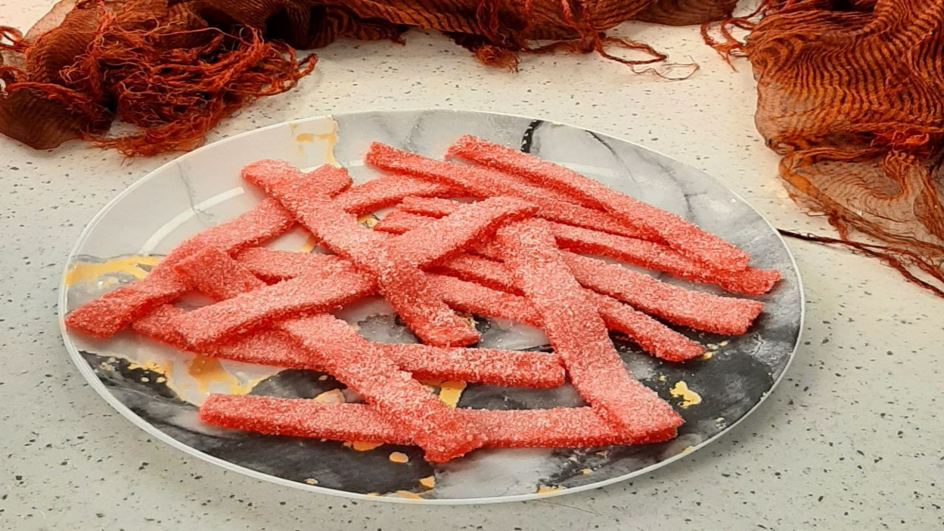 آموزش پاستیل شکری خوشمزه و راح...