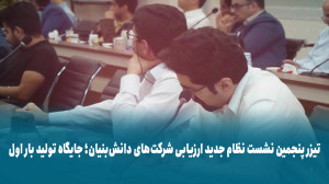 تیزر پنجمین نشست نظام جدید ارزیابی شرکت های دانش بنیان؛ جایگاه تولید بار اول تیزر پنجمین نشست نظام جدید ارزیابی شرکت های دانش بنیان؛ جایگاه تولید بار اول