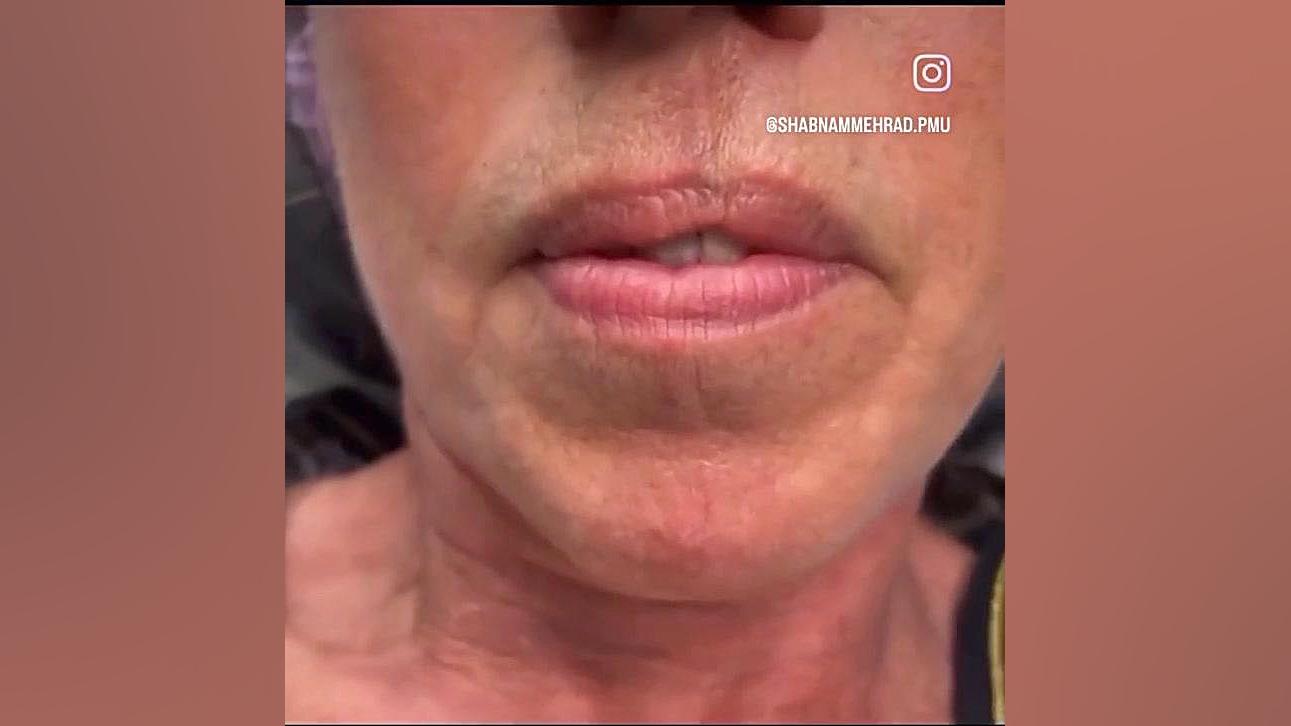 ،شیدینگ لب و رژ لب دائم اصفهان...