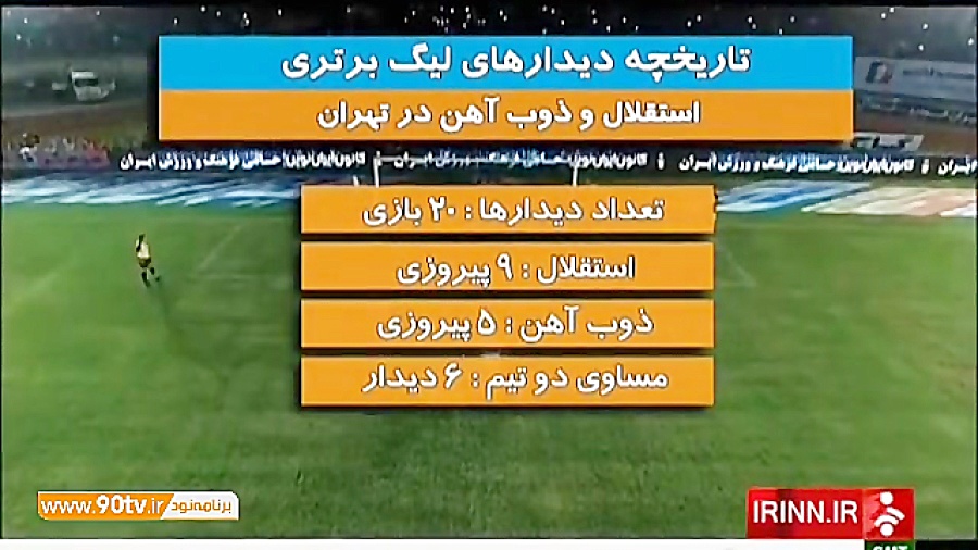 پیش بازی استـقلال و ذوب آهن