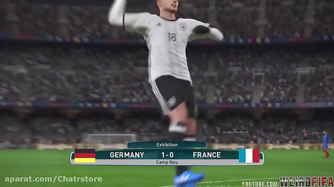 کاشته زدن FIFA 17 vs PES 2017