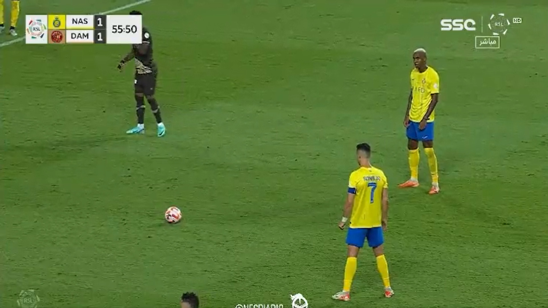 کاشته زیبای رونالدو مقابل ضمک