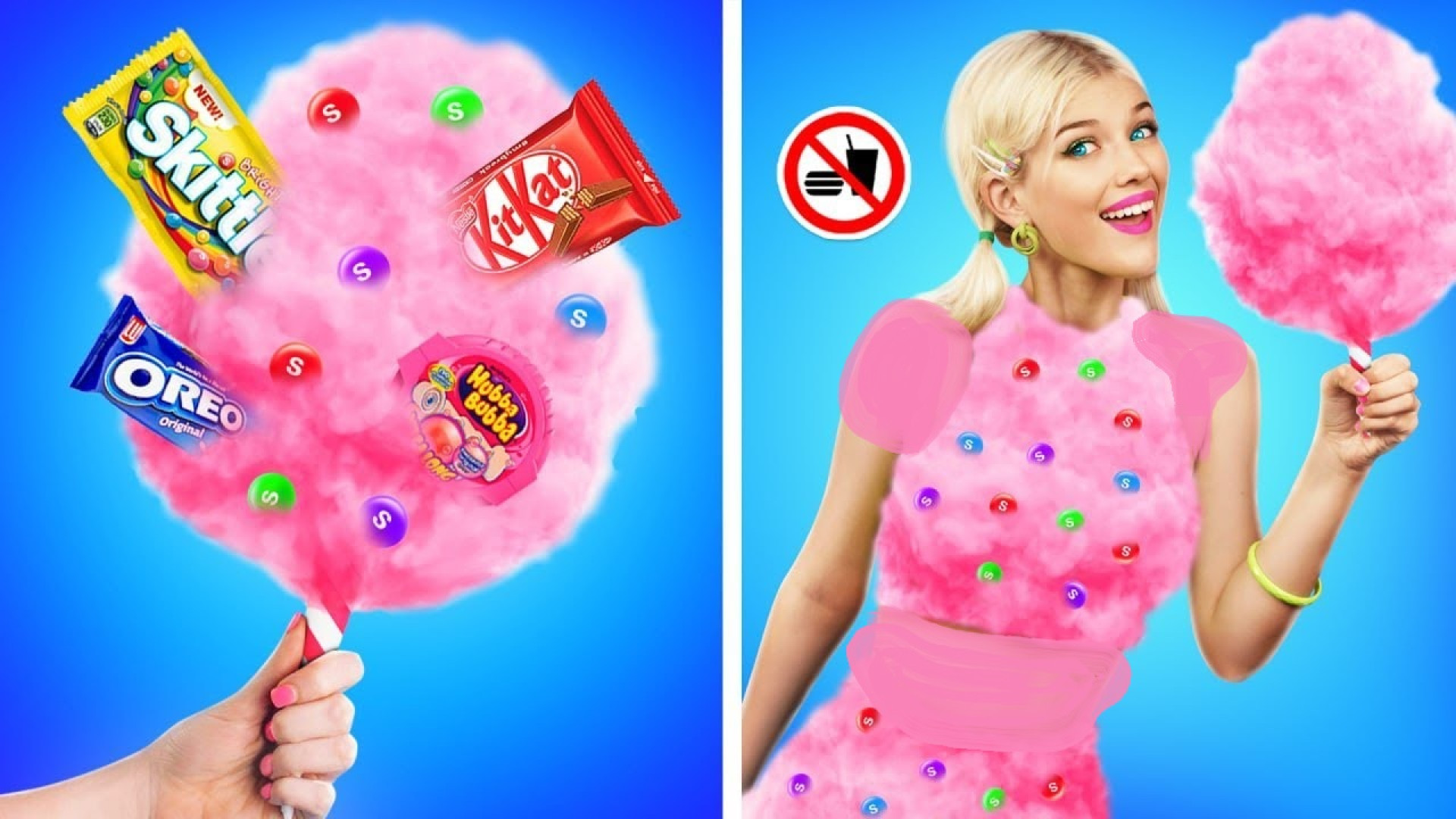 چالش پشمک | چالش غذا خوری دیزا...