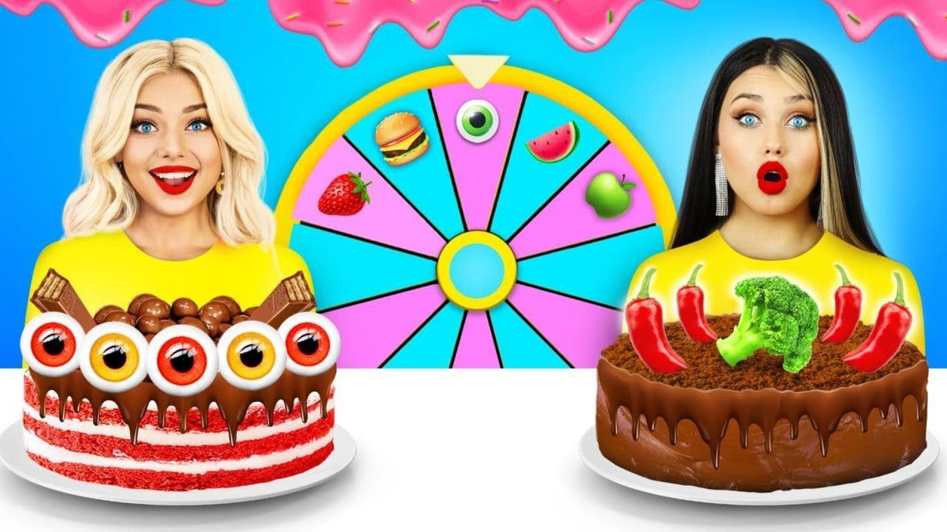 چالش گردونه شانسی | دیزاین کیک...