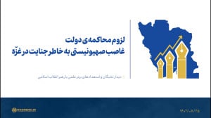 گزیده بیانات | لزوم محاکمه ی دولت غاصب صهیونیستی به خاطر جنایت در غزّه گزیده بیانات | لزوم محاکمه ی دولت غاصب صهیونیستی به خاطر جنایت در غزّه