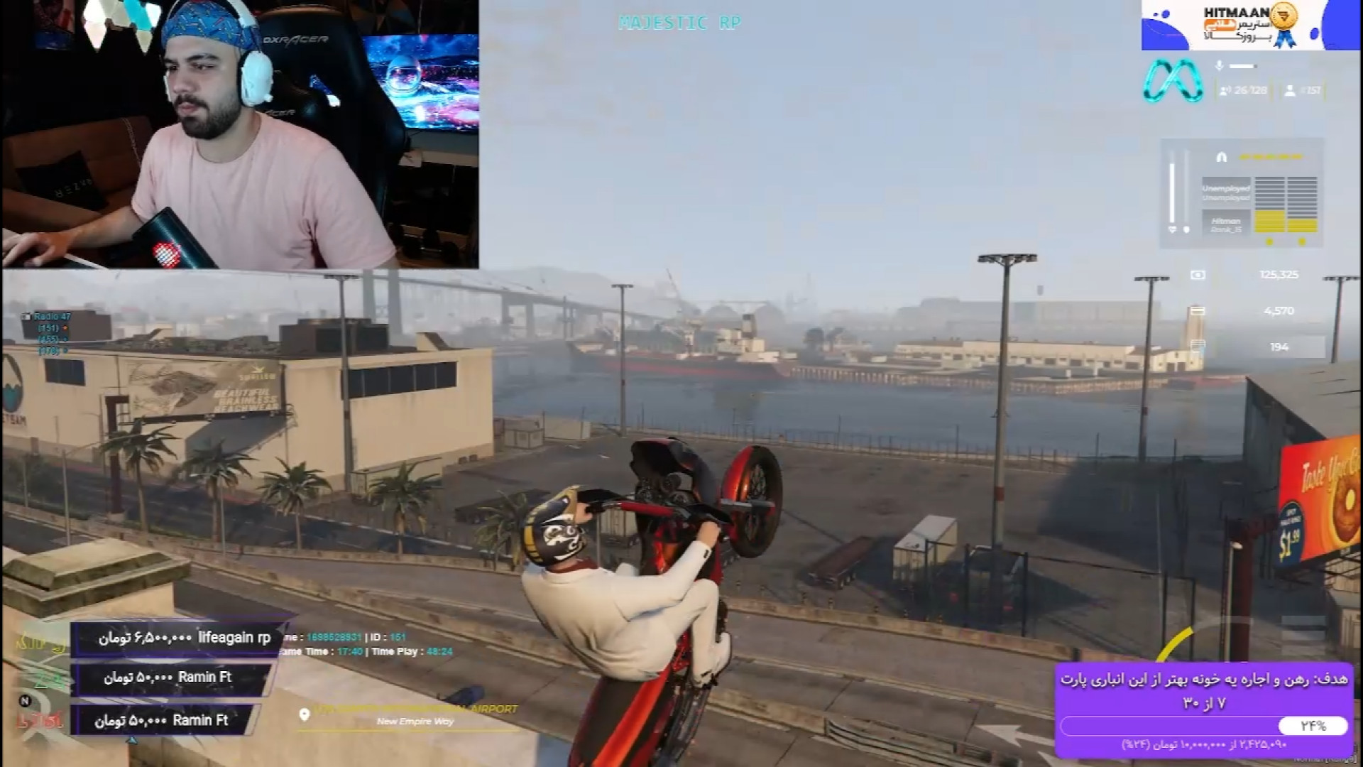 برای فرار از پلیس از 10 طبقه پ...