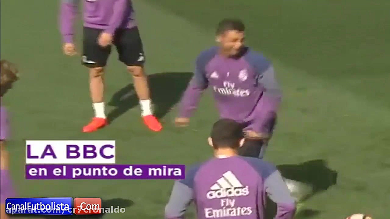 کریستیانو رونالدو در تمرینات ا...