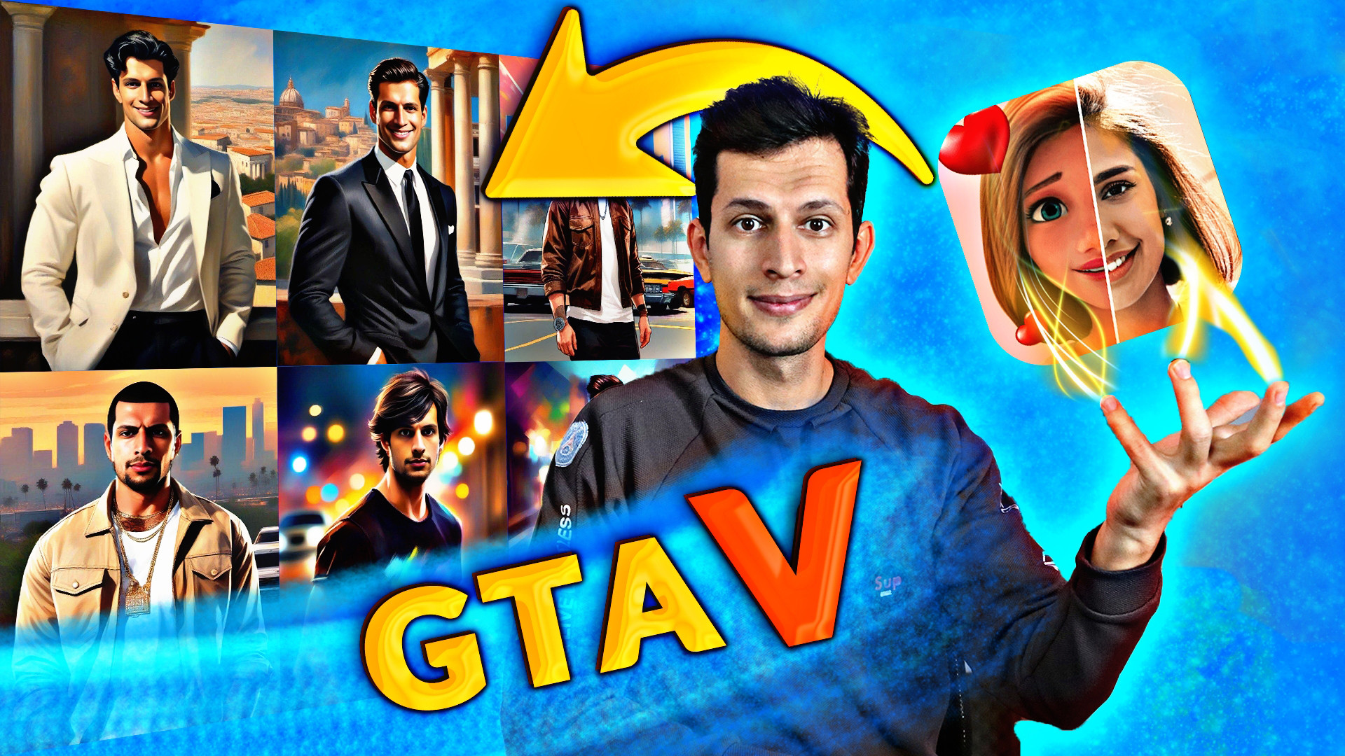آموزش ساخت عکس gta با هوش مصنو...