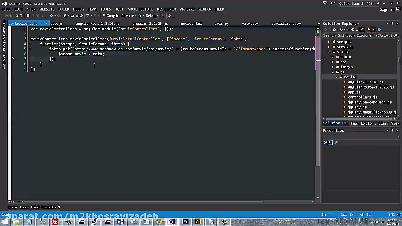‪How to setup Django, Angularj...