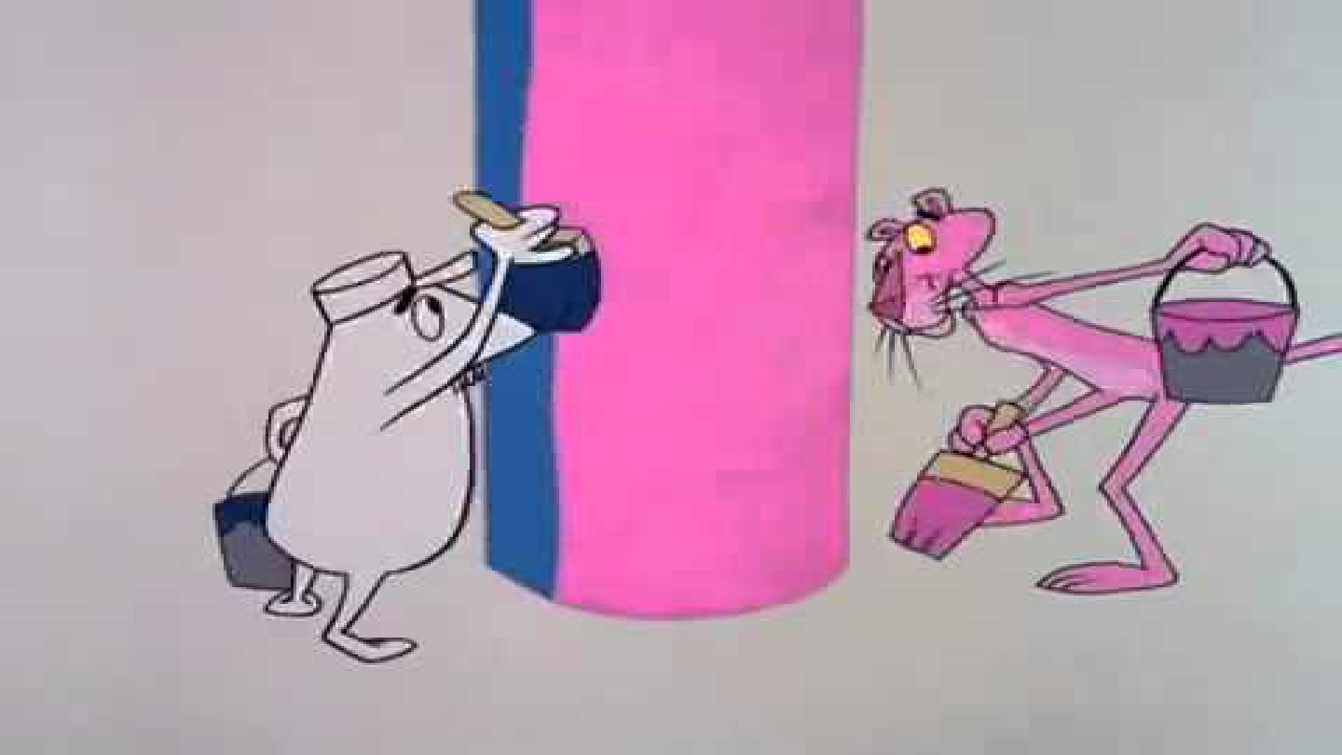 انیمیشن پلنگ صورتی به انگلیسی