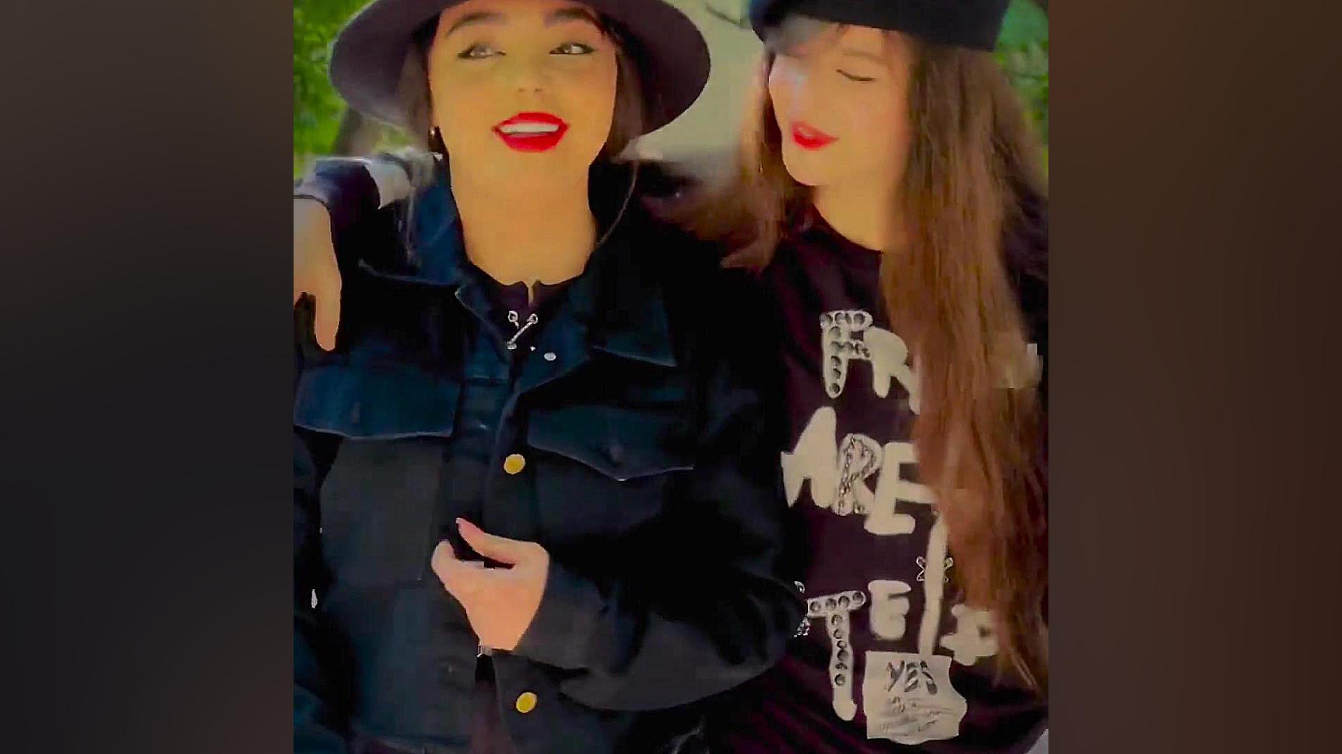 کلیپ مائده با خواهرش