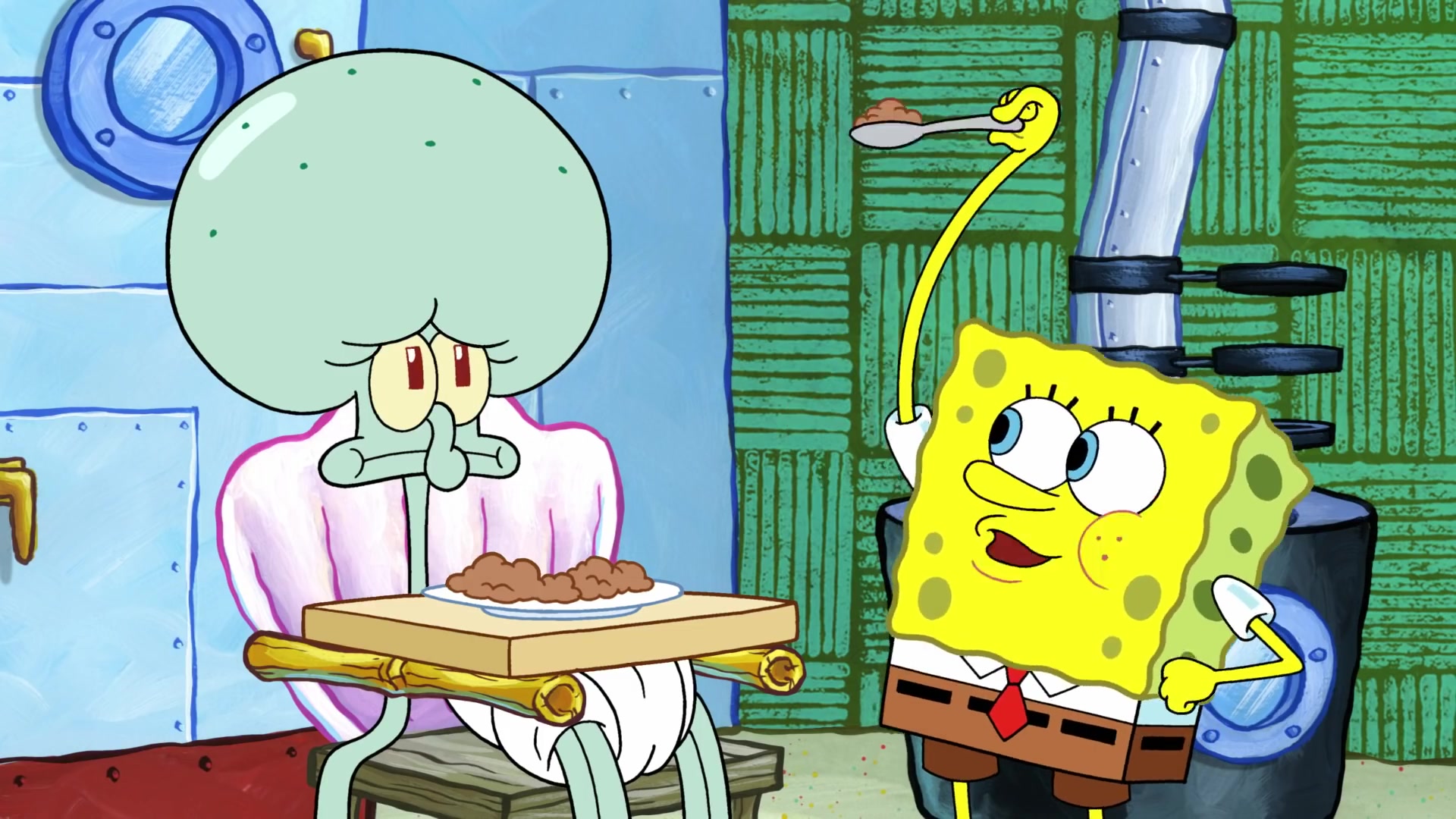 دوران کودکی اقای خرچنگ پاتریک...