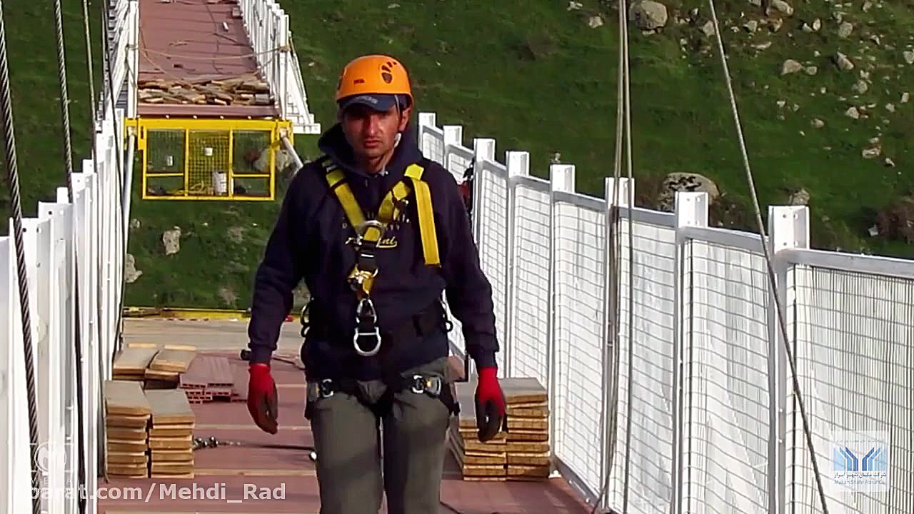 کلیپ پل معلق مشگین شهر  به منا...