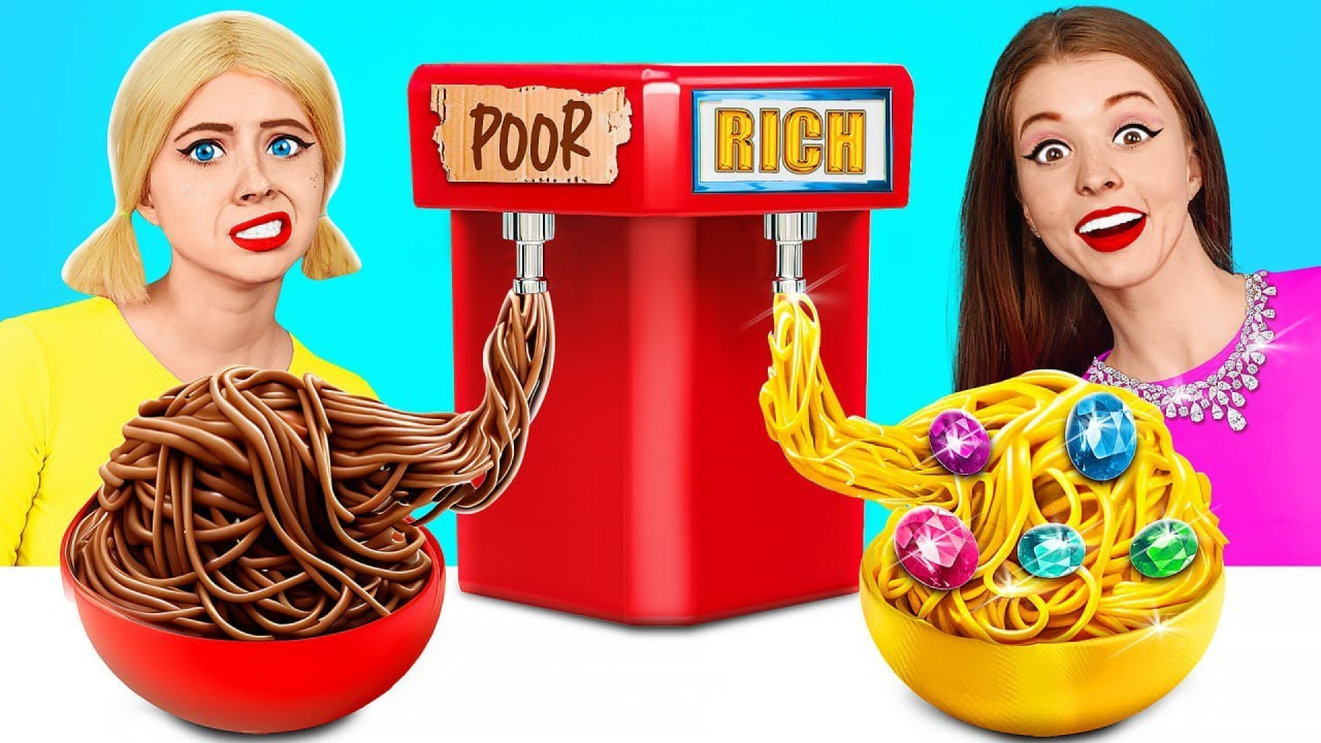 چالش دختر ثروتمند در مقابل فقی...