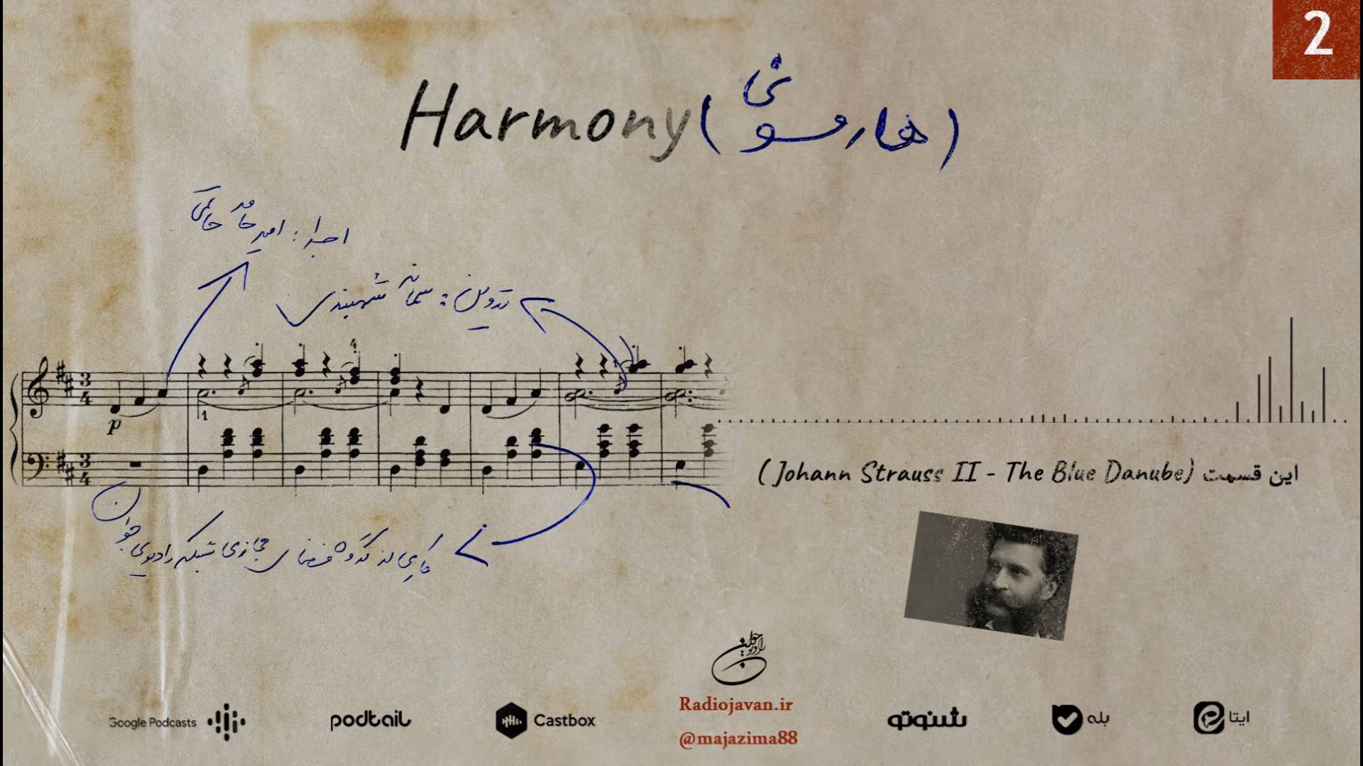 قسمت دوم پادکست هارمونی، دانوب...