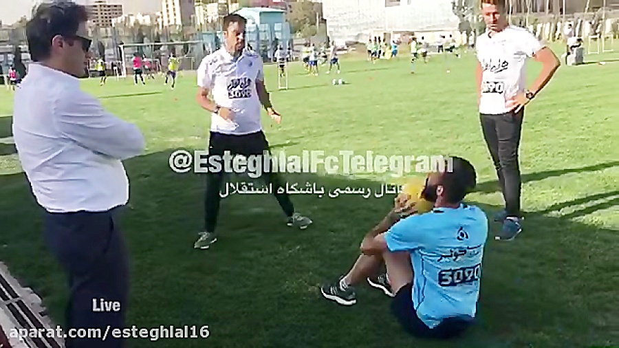 تمرینات وپژه روزبه چشمی