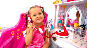 دیانا می خواد با بابایی بازی ک...