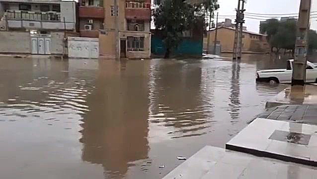 وضعیت خیابان های اهواز بعد از بارندگی شدید وضعیت خیابان های اهواز بعد از بارندگی شدید
