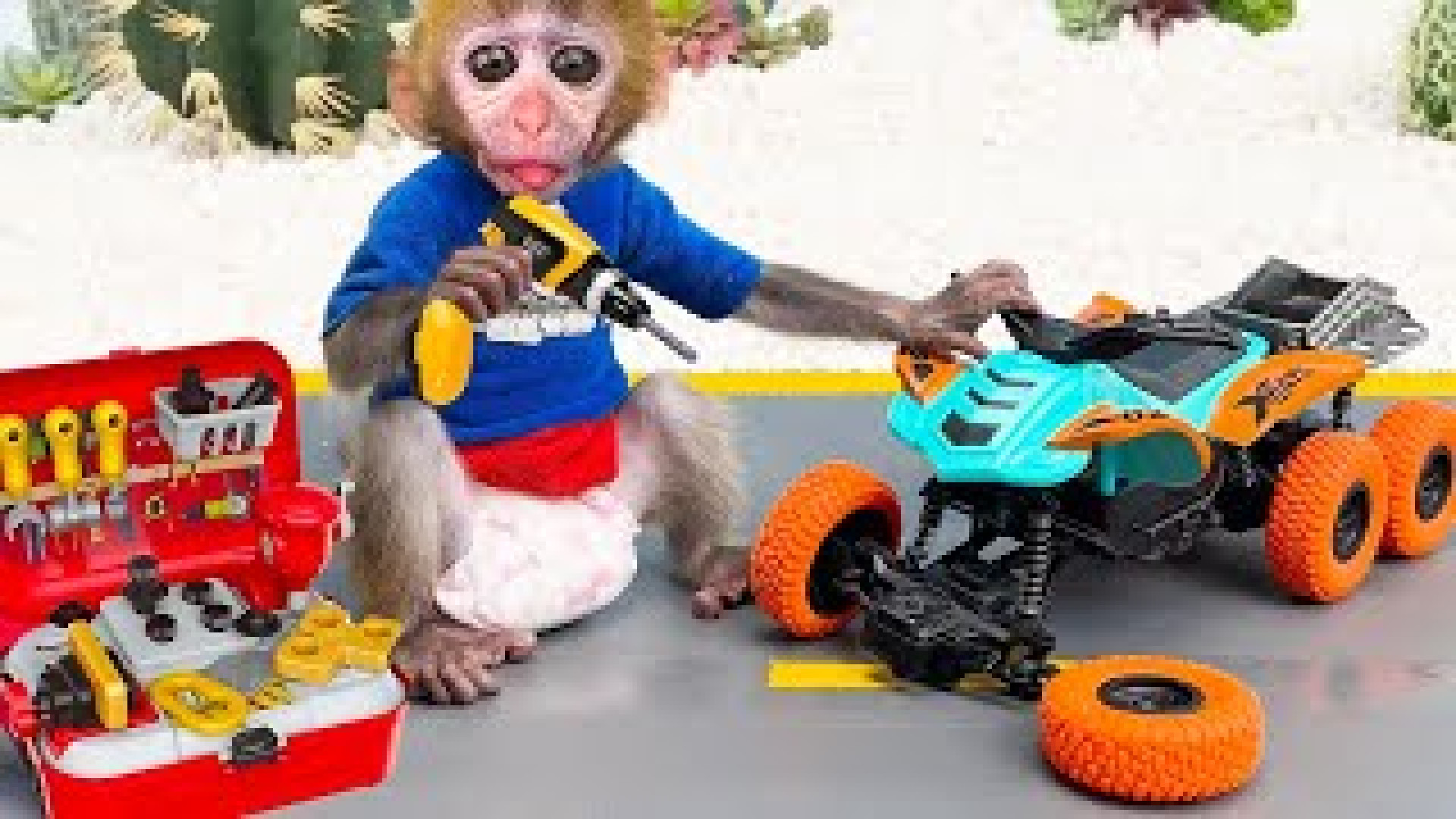 بازی و سرگرمی با بچه میمون ::...