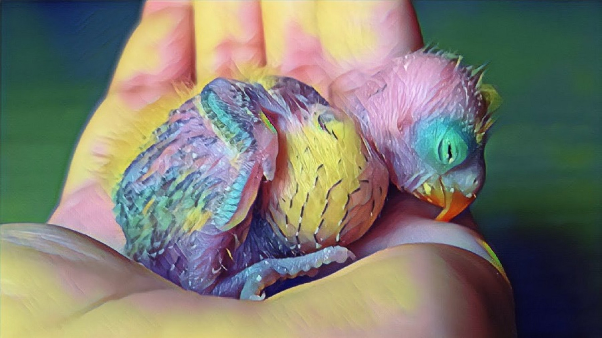 کمک و مراقبت مرد مهربان به جوج...