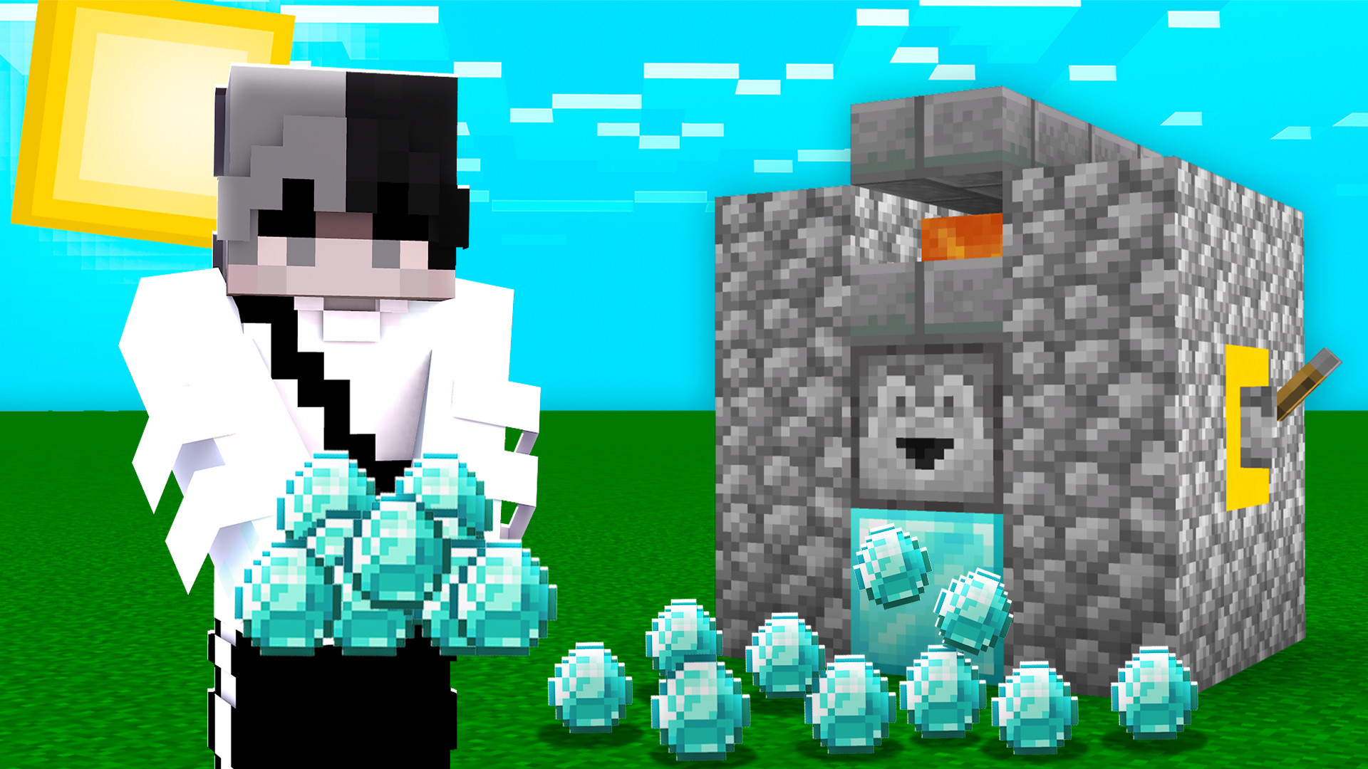 ماینکرفت اما دستگاه دایموند را...