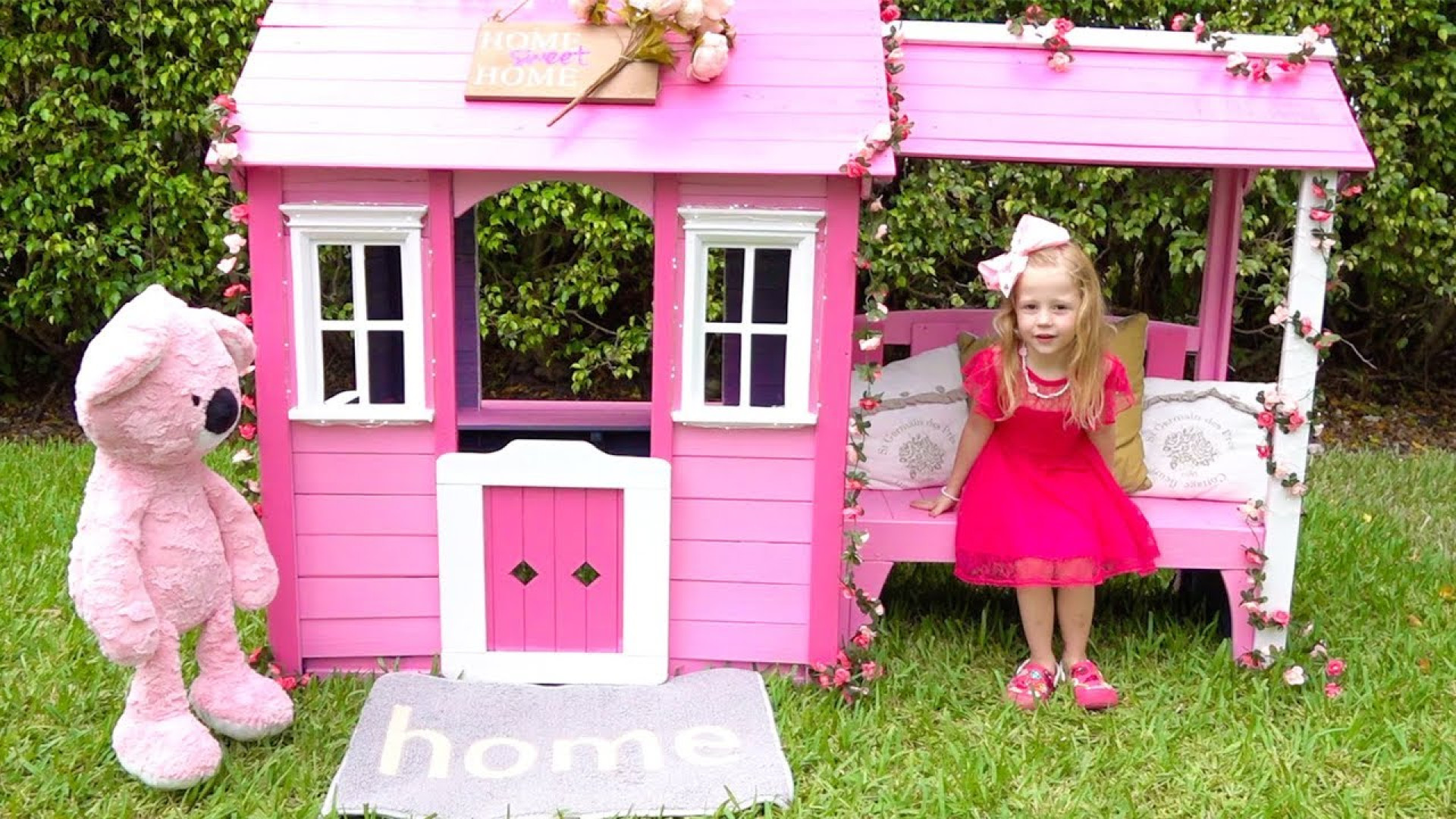 Настя 24 часа в домике. Детский домик розовый. Розовый домик для детей. Домик для девочки розовый. Домик игровой, розовый.