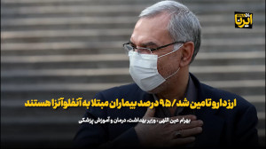 عین اللهی: ارز دارو تامین شده است/ ۹۵ درصد بیماران مبتلا به آنفولانزا هستند عین اللهی: ارز دارو تامین شده است/ ۹۵ درصد بیماران مبتلا به آنفولانزا هستند