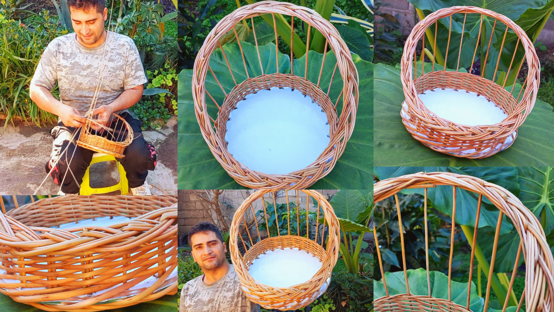 آموزش بافت سبد گل شیک و زیبا م...