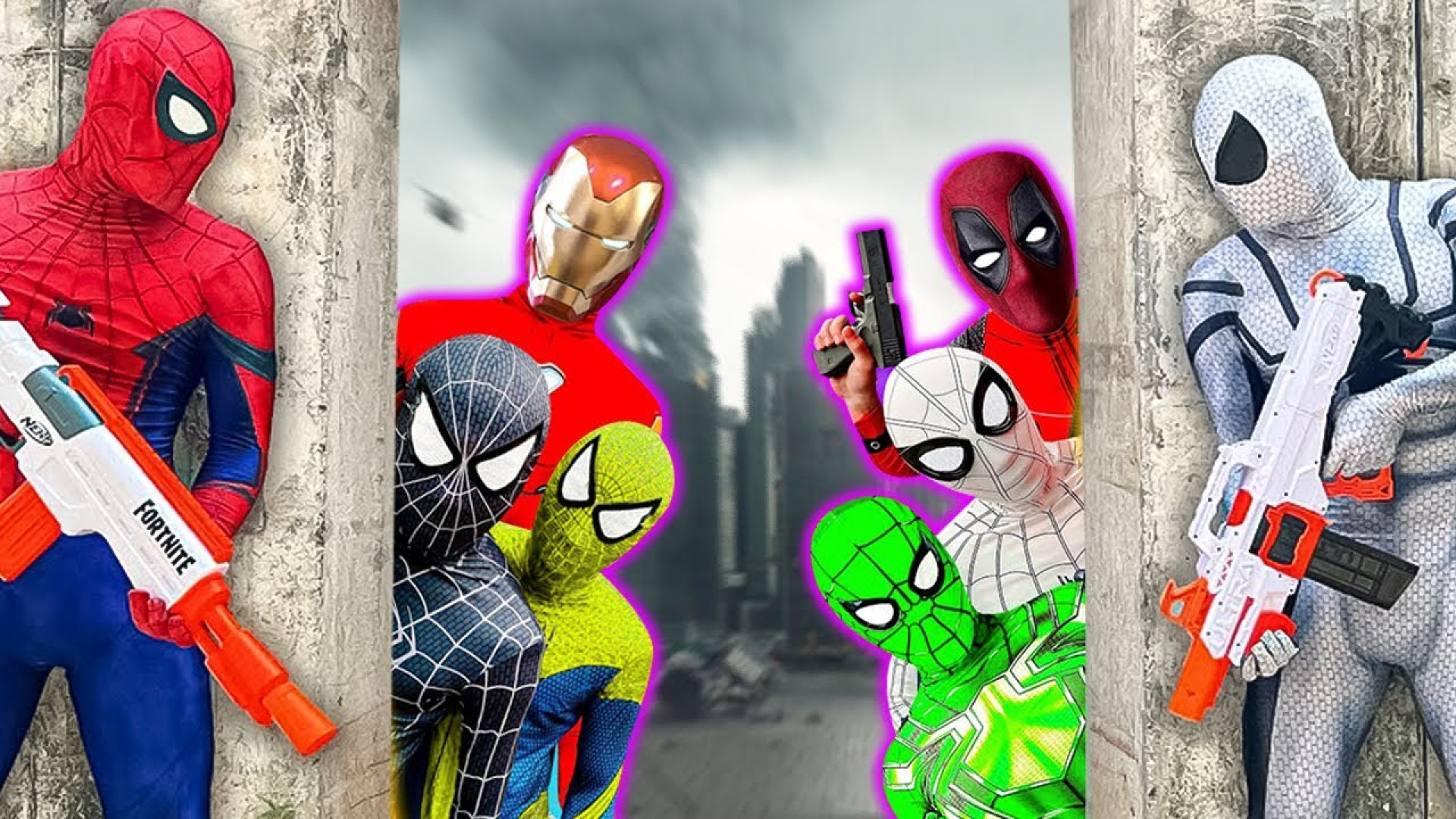 مرد عنکبوتی ، درگیری در پمپ بن...