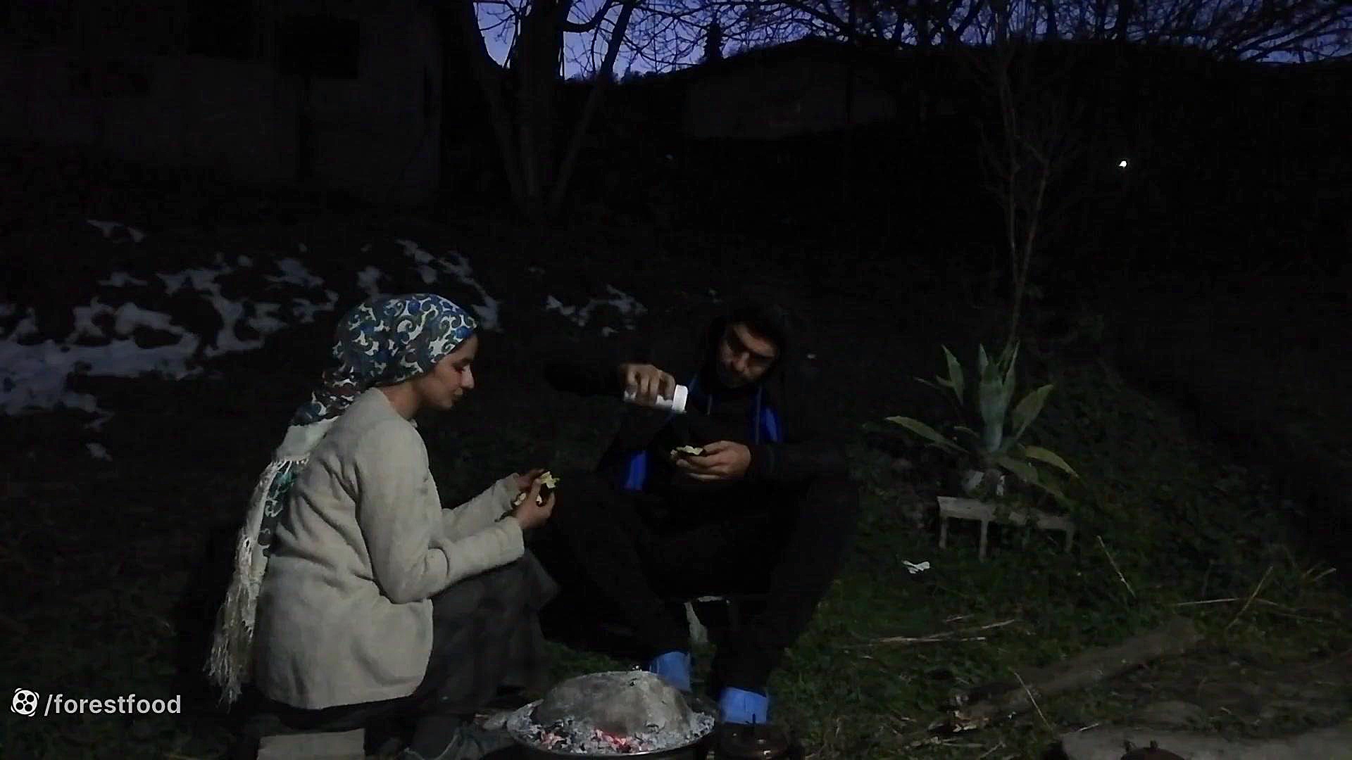 کباب خروس کامل در نمک