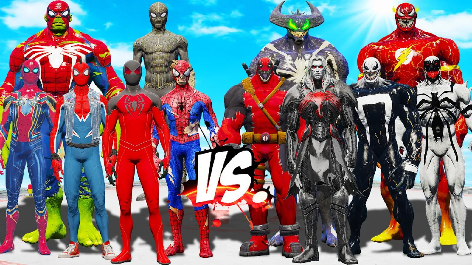 هالک اسپایدرمن ترکیبی از تیم ا...