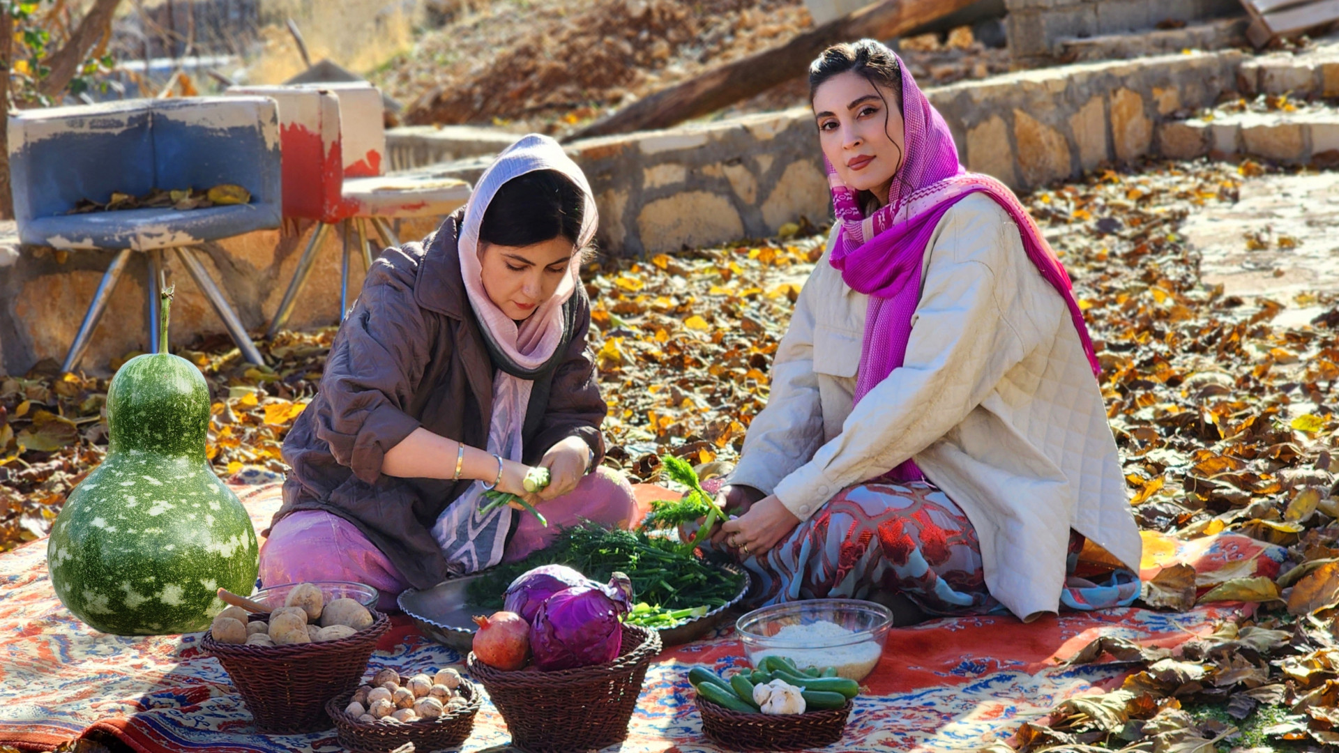 زندگی روستایی  پخت بهترین شوید...