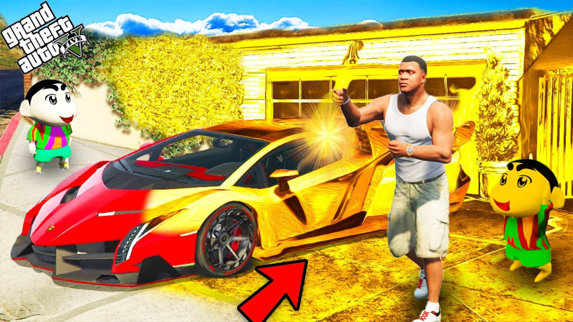 جی تی ای اما رانندگی فرانکلین!...