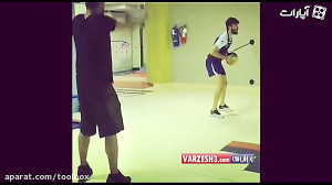 تمرینات اختصاصی امیر عابدزاده