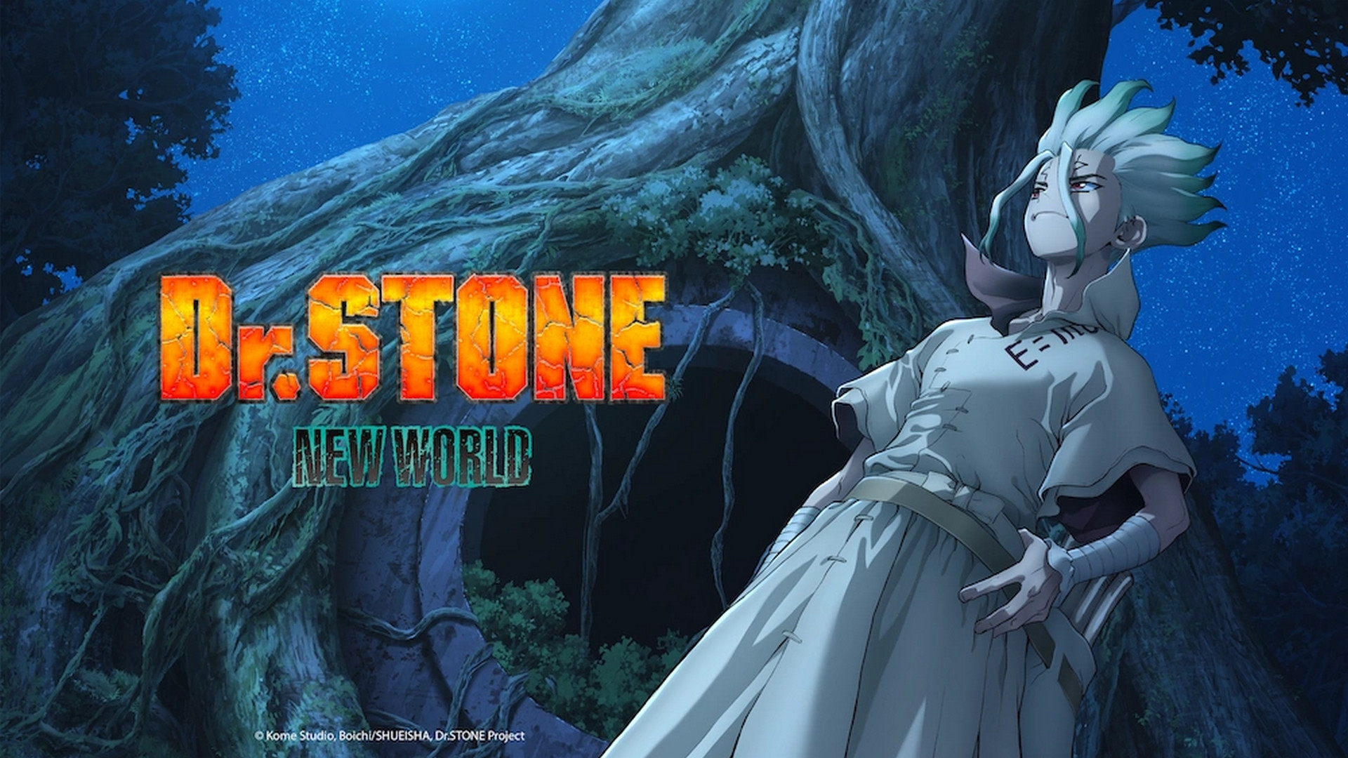 فصل 3 قسمت 3 انیمه دکتر استون: دنیای جدید Dr. Stone با زیرنویس