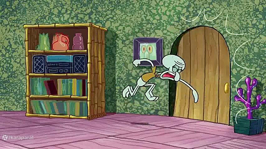 کارتون باب اسفنجی شلوار مکعبی