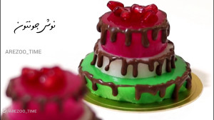 مینی کیک ژله ای، دسر خاص ساده...