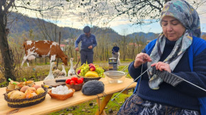 شامی به سبک محلی  زندگی روستای...