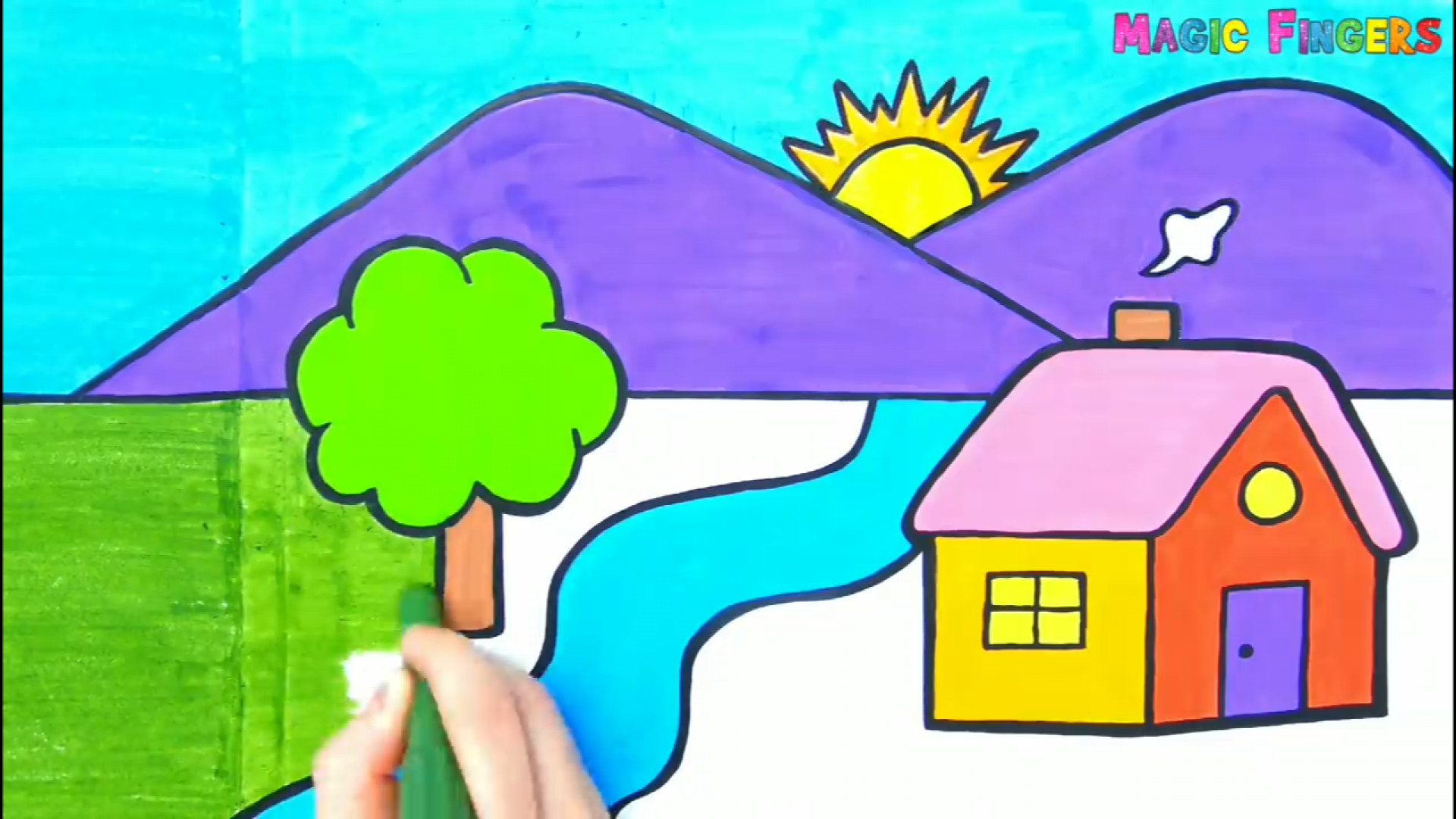 اموزش نقاشی ساده برای کودکان |...