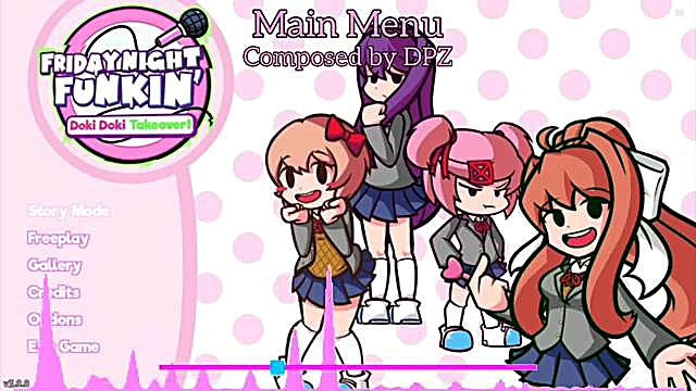 Friday Night Funkin': Doki Doki Takeover Plus! - Main Menu Soundtrack