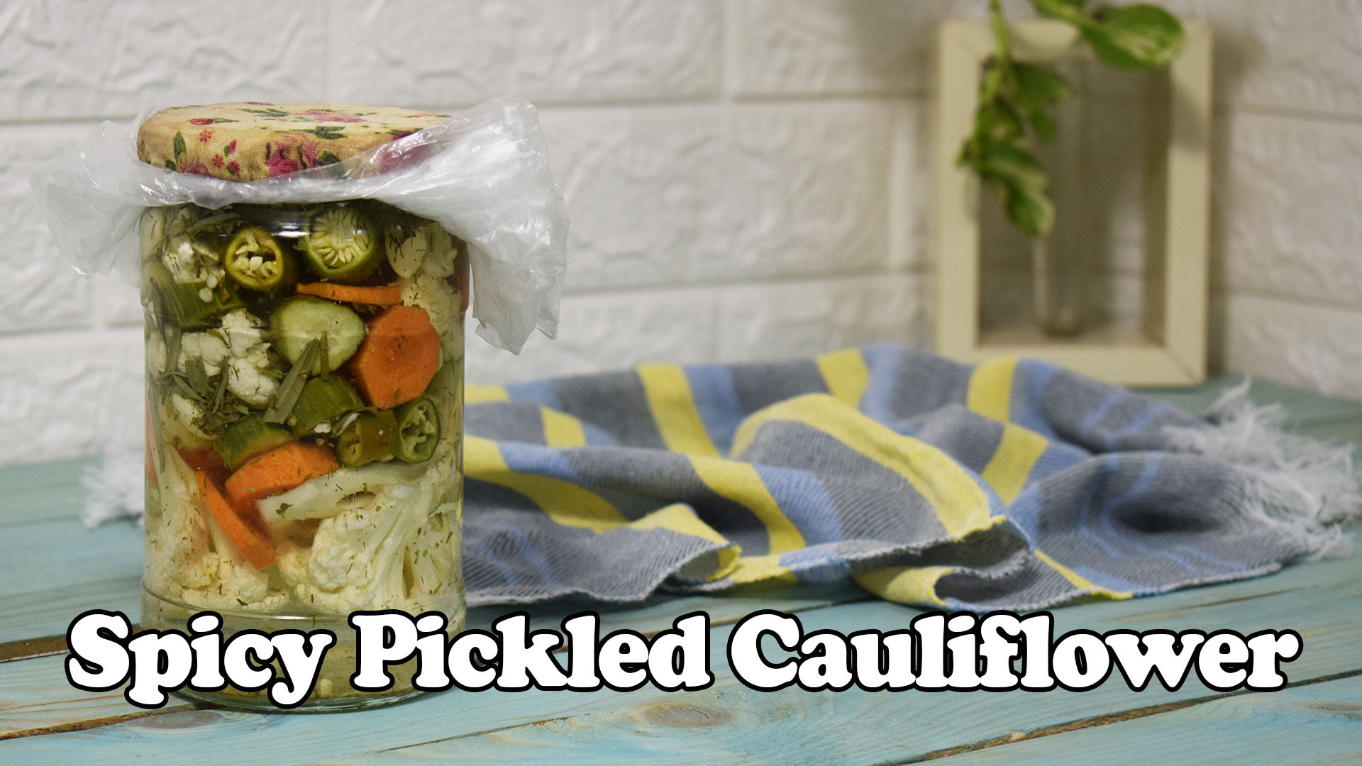 طرز تهیه ترشی گل کلم تند خانگی