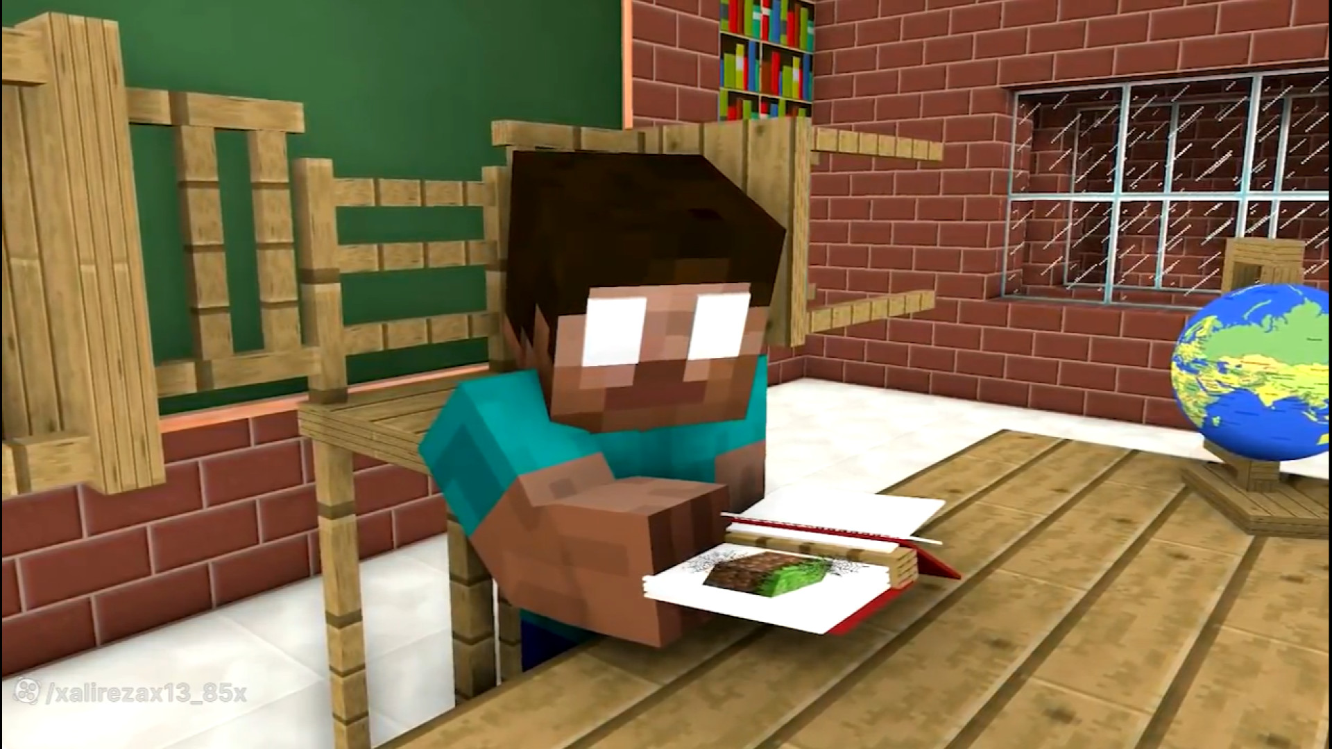 انیمیشن ماینکرفت انیمیشن مدرسه...