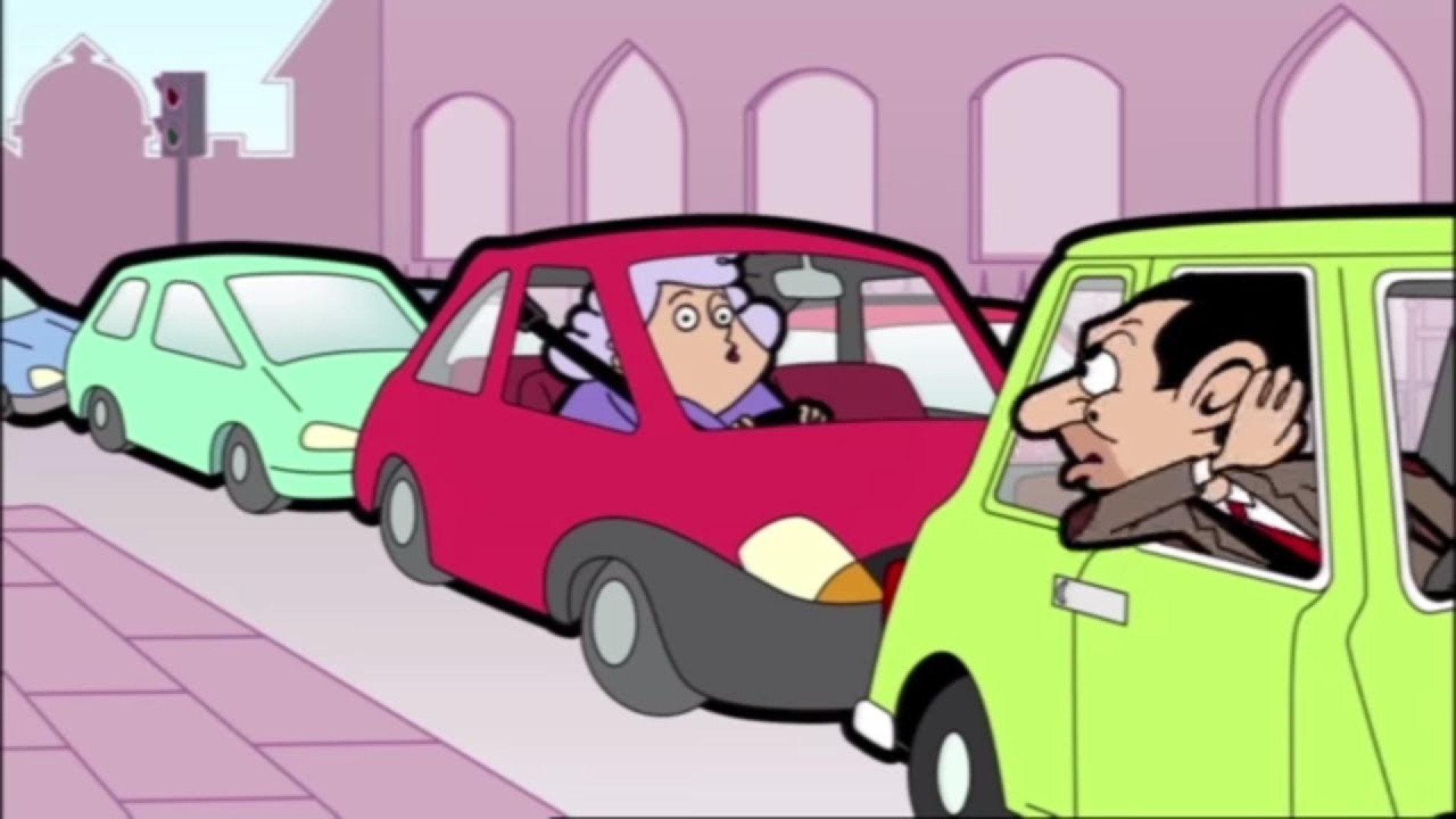 مستربین و ترافیک  کارتون مسترب...