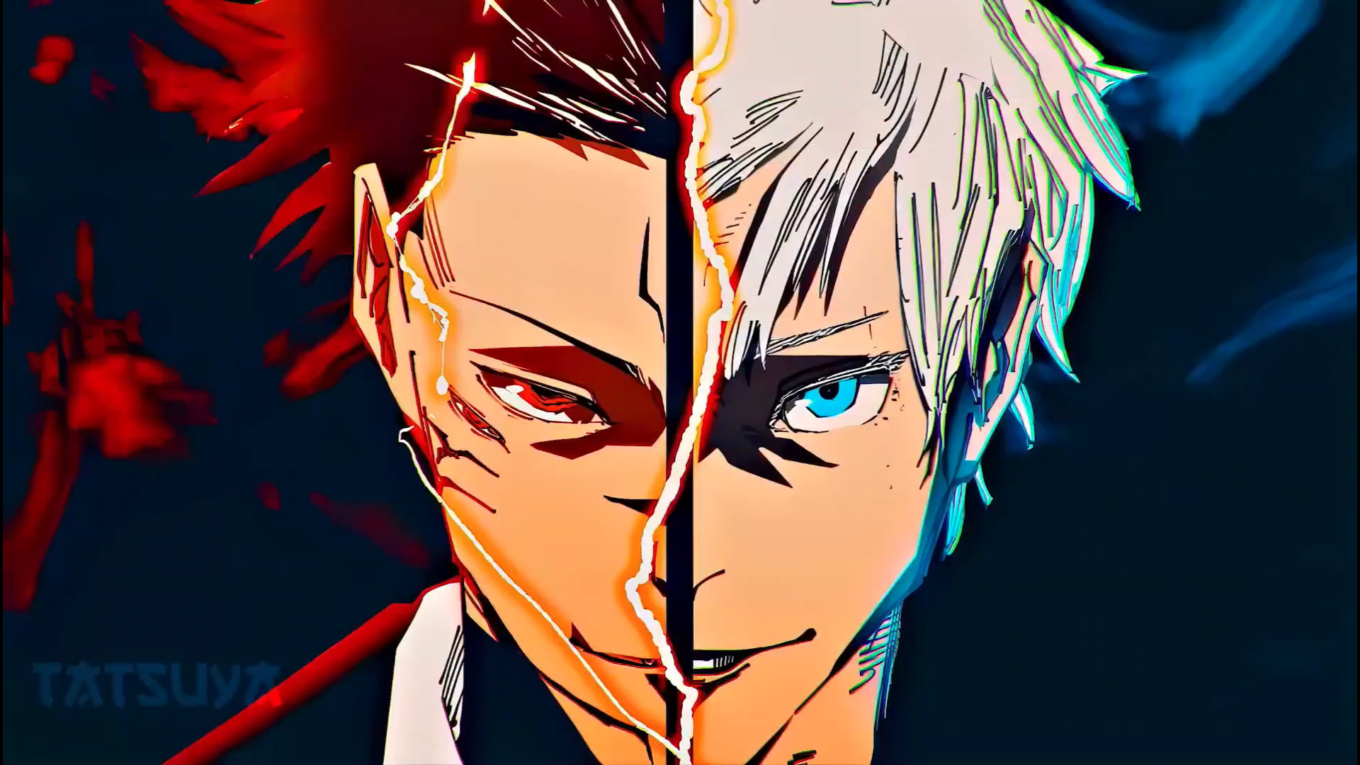 ادیت مبارزه گوجو و سوکونا مانگ...