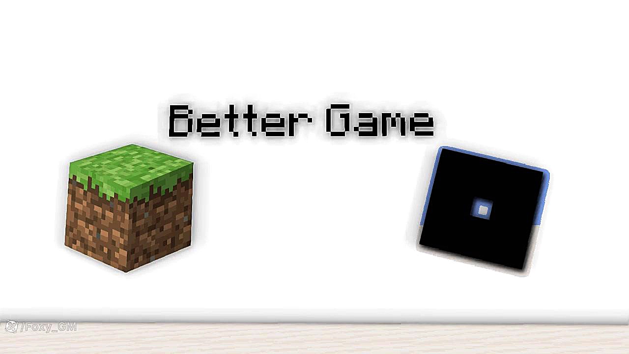 Roblox مقایسه Minecraft