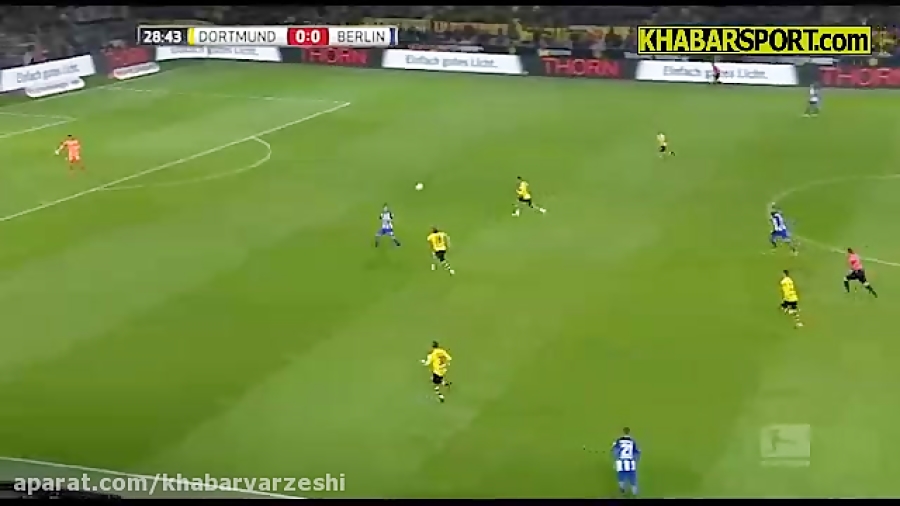 خلاصه بازی دورتموند و هرتابرلی...