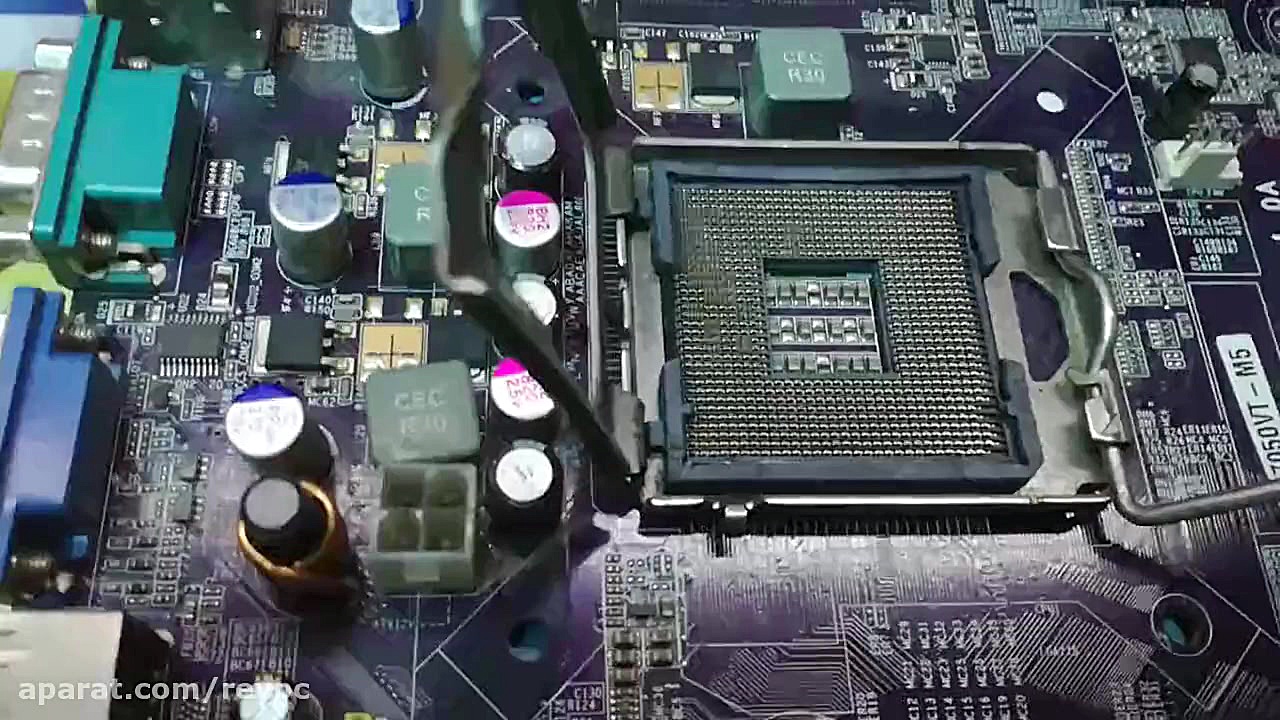 آموزش تعمیر سوکت CPU