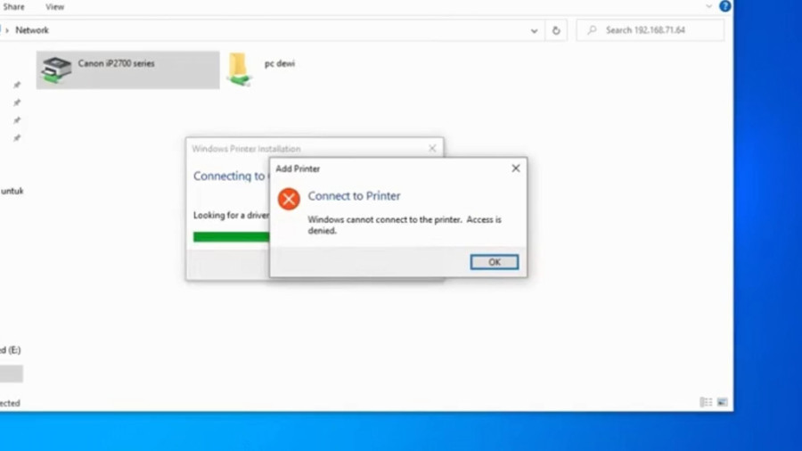 رفع خطای windows can not connect to the printer. access is denied در ...