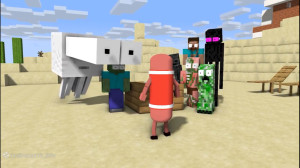 انیمیشن ماینکرافت با چالش مبای...